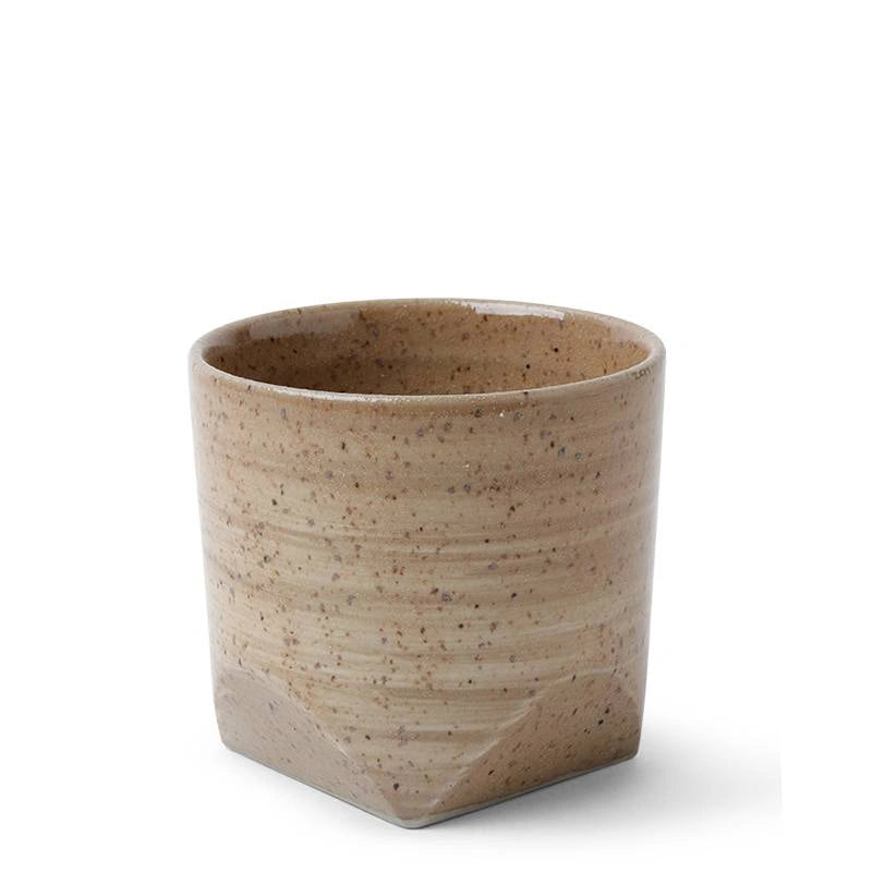 Tea cup Faceted Wheat