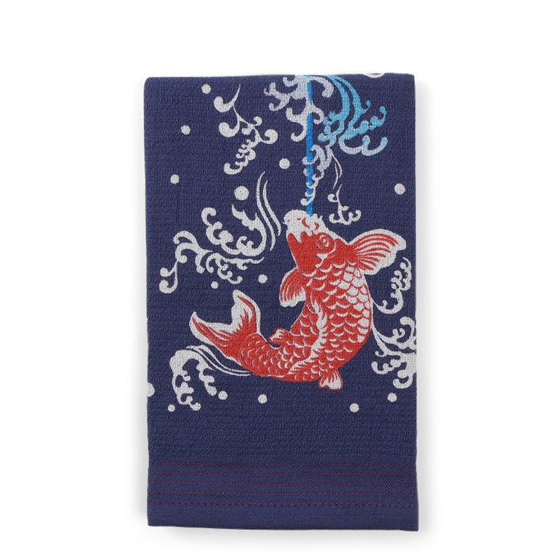 Tea Towel - Koi Waterfall