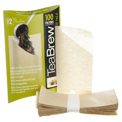Tea Brew Paper Filters, Loose Leaf Tea,