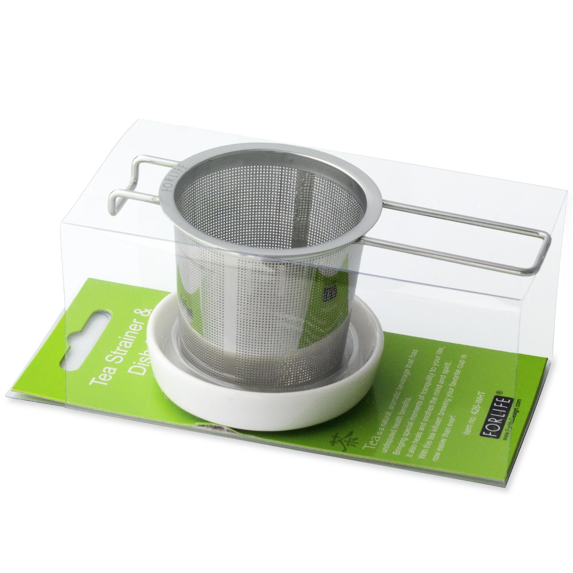 Tea Infuser: Strainer & Dish Set